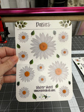 Load image into Gallery viewer, Sticker Sheet 83 Set of little planner stickers Daisies