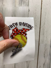 Load image into Gallery viewer, Sticker | 36J | Busy Raising Ballers | Waterproof Vinyl Sticker | White | Clear | Permanent | Removable | Window Cling | Glitter | Holographic