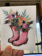 Load image into Gallery viewer, Sticker 3H Garden Pink Boots with Flowers