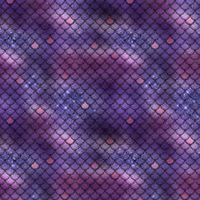 Load image into Gallery viewer, Printed HTV MERMAID GLITTER Pattern Heat Transfer Vinyl 12 x 12 inch sheet