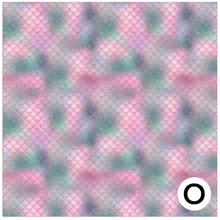 Load image into Gallery viewer, Printed Adhesive Vinyl SPARKLING MERMAID SCALES Patterned Vinyl 12 x 12 inch Sheet