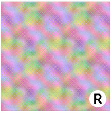 Load image into Gallery viewer, Printed Adhesive Vinyl SPARKLING MERMAID SCALES Patterned Vinyl 12 x 12 inch Sheet