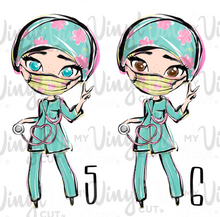 Load image into Gallery viewer, Waterslide Decal MEDIC Hospital Worker Healthcare Professional