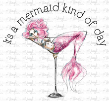 Load image into Gallery viewer, Waterslide Decal C8 Pink MERMAID MARTINI