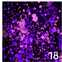Load image into Gallery viewer, Printed Adhesive Vinyl NEON PAINT SPLATTER on Black Background