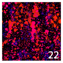 Load image into Gallery viewer, Printed Adhesive Vinyl NEON PAINT SPLATTER on Black Background