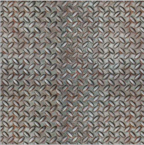 Printed HTV DIAMOND PLATE STAMPED METAL Pattern Heat Transfer Vinyl 12 x 12 inchsheet