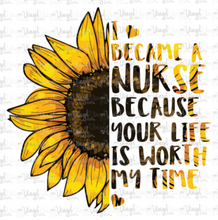 Load image into Gallery viewer, Waterslide Decal I BECAME A NURSE 2