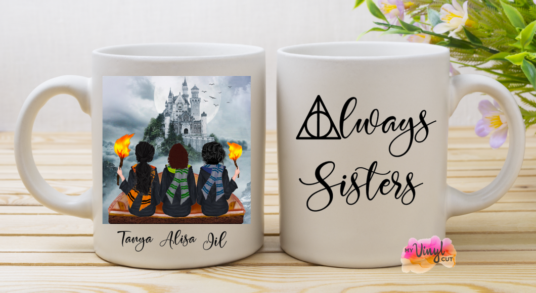 Drinkware 15 oz Custom Mug Wizard School Theme