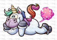 Load image into Gallery viewer, Waterslide Decal Farting Rainbow Unicorn
