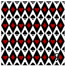 Load image into Gallery viewer, Printed Adhesive Vinyl QUEEN OF HEARTS Patterned Vinyl 12 x 12 inch sheet