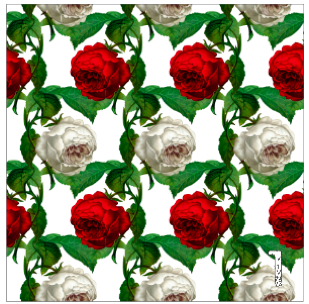 Printed Adhesive Vinyl QUEEN OF HEARTS Patterned Vinyl 12 x 12 inch sheet