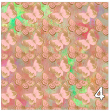 Load image into Gallery viewer, Printed Heat Transfer Vinyl HTV PAINTED BUTTERFLIES Pattern 12 x 12 inch sheet
