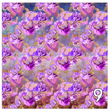 Load image into Gallery viewer, Printed Heat Transfer Vinyl HTV PAINTED BUTTERFLIES Pattern 12 x 12 inch sheet