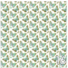 Load image into Gallery viewer, Printed Heat Transfer Vinyl HTV PAINTED BUTTERFLIES Pattern 12 x 12 inch sheet