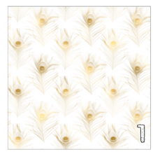Load image into Gallery viewer, Printed Adhesive Vinyl White and Gold Animal Prints