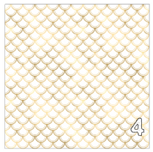 Load image into Gallery viewer, Printed Adhesive Vinyl White and Gold Animal Prints