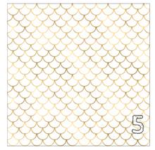 Load image into Gallery viewer, Printed Adhesive Vinyl White and Gold Animal Prints