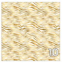 Load image into Gallery viewer, Printed Adhesive Vinyl White and Gold Animal Prints