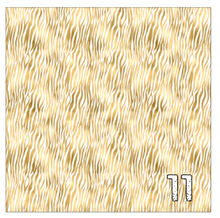 Load image into Gallery viewer, Printed Adhesive Vinyl White and Gold Animal Prints