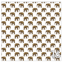 Load image into Gallery viewer, Printed Adhesive Vinyl White and Gold Animal Prints