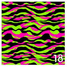 Load image into Gallery viewer, Printed Heat Transfer Vinyl HTV NEON SAFARI 12 x 12 inch sheet