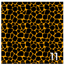 Load image into Gallery viewer, Printed Heat Transfer Vinyl HTV NEON SAFARI 12 x 12 inch sheet