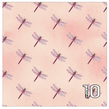 Load image into Gallery viewer, Printed Heat Transfer Vinyl HTV VINTAGE DRAGONFLIES