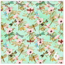 Load image into Gallery viewer, Printed Heat Transfer Vinyl HTV VINTAGE DRAGONFLIES