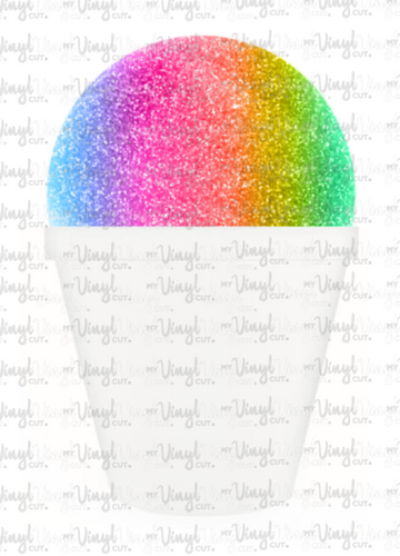 Waterslide Decal SNOW CONE
