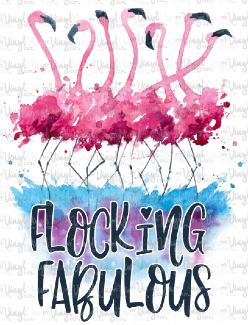 Waterslide Decal Flocking Fabulous