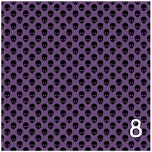 Load image into Gallery viewer, Printed Heat Transfer Vinyl HTV PURPLE GOTHIC Pattern Vinyl 12 x 12 inch sheets