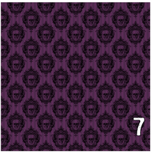 Load image into Gallery viewer, Printed Heat Transfer Vinyl HTV PURPLE GOTHIC Pattern Vinyl 12 x 12 inch sheets