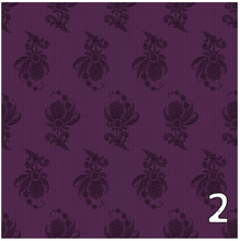 Load image into Gallery viewer, Printed Adhesive Vinyl PURPLE GOTHIC Pattern Vinyl 12 x 12 inch sheets