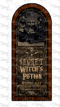 Load image into Gallery viewer, Waterslide Decal Apothecary Label Witch's Potion