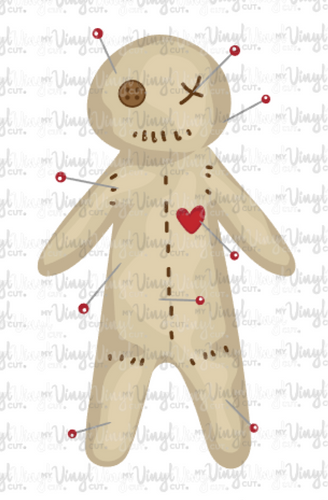 Waterslide Decal Voodoo Doll