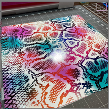 Load image into Gallery viewer, Waterslide Decal Wrap COLORFUL SNAKE SKIN