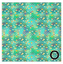 Load image into Gallery viewer, Printed HTV MULTICOLOR MERMAID SCALES Pattern 12 x 12 inch sheets