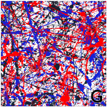 Load image into Gallery viewer, Printed Adhesive Vinyl PAINT SPLATTER Patterned Vinyl 12 x 12 sheet