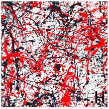 Load image into Gallery viewer, Printed Adhesive Vinyl PAINT SPLATTER Patterned Vinyl 12 x 12 sheet