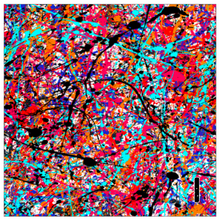 Load image into Gallery viewer, Printed HTV PAINT SPLATTER Patterned Heat Transfer Vinyl 12 x 12 sheet