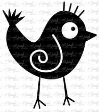 Load image into Gallery viewer, Waterslide Decal Black Birdie