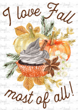 Load image into Gallery viewer, Waterslide Decal Fall Pumpkin Spice Latte
