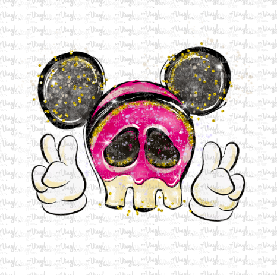 Waterslide Decal Halloween Mickey Peace