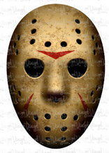 Load image into Gallery viewer, Waterslide Decal Scary Hockey Mask