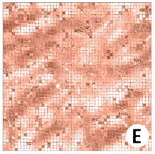 Load image into Gallery viewer, Printed Adhesive Vinyl PEACH SHIMMER Pattern