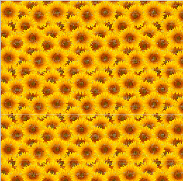 Printed HTV Realistic Sunflowers Patterned Heat Transfer Vinyl 12 x 12 inch sheet