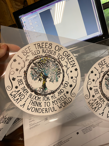 HTV Transfer 36K I See Trees of Green