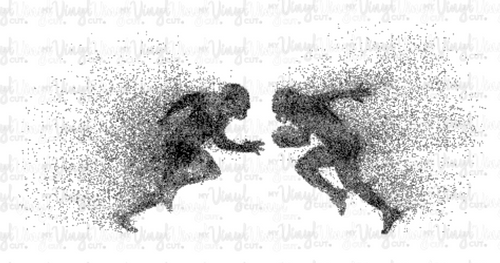 Waterslide Decal Football Players