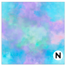 Load image into Gallery viewer, Printed Vinyl &amp; HTV Cotton Candy Patterns 12 x 12 inch sheet